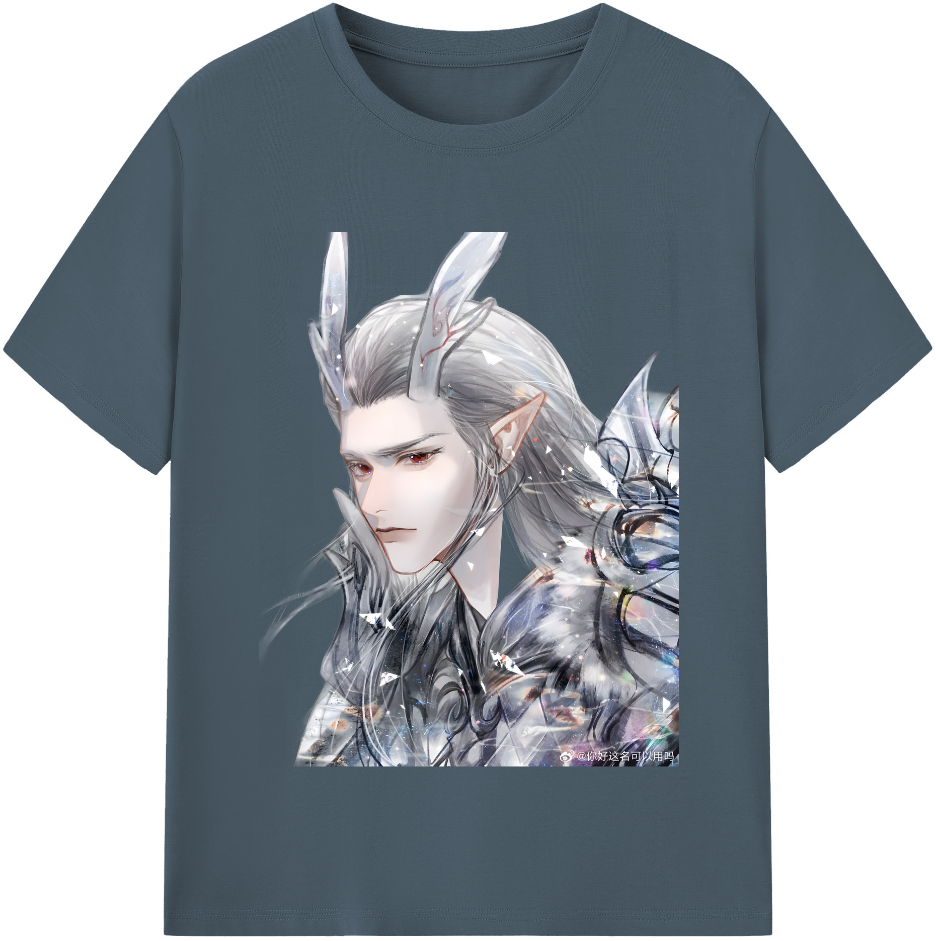 （画像用） Ne Zha 2 ナタ 魔童の大暴れ 綿100％半袖Tシャツ（フロントプリント）